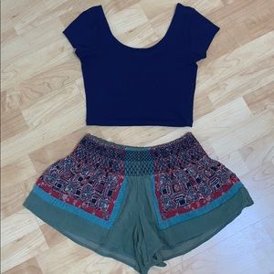 🦊True Religion flutter shorts